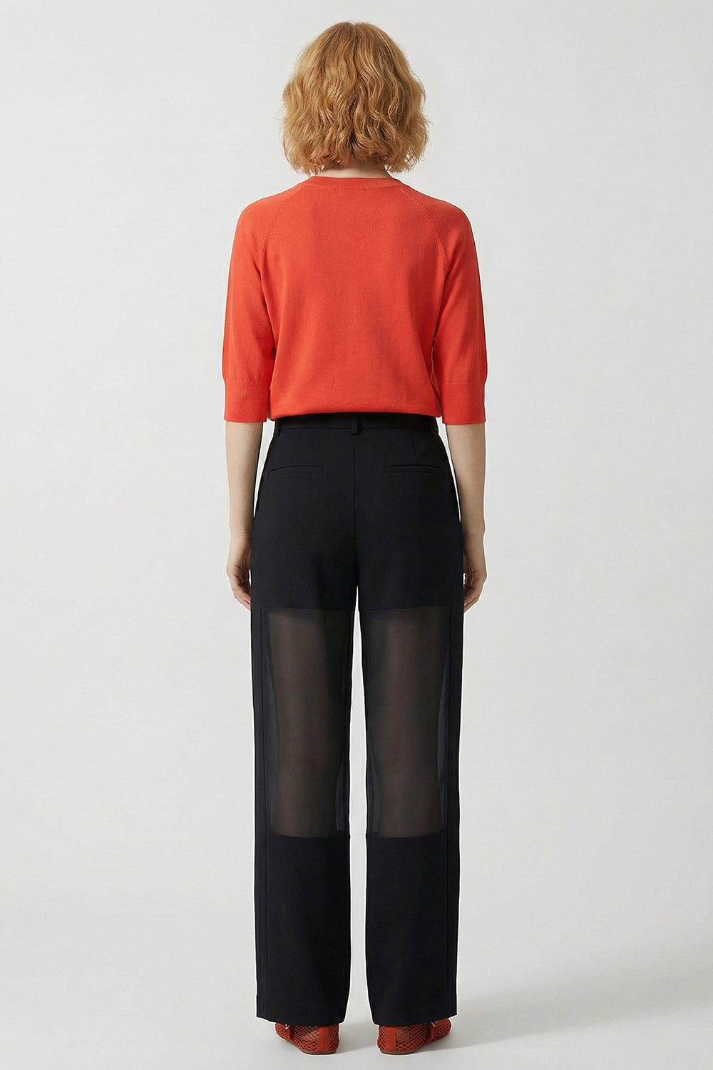 DRIES VAN NOTEN RTW Tuan Short Sleeve Knit | Light Red