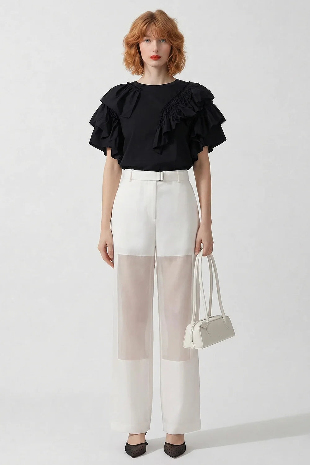 ALAIA BAGS IVORY / White Le Teckel Small Bag | Ivory