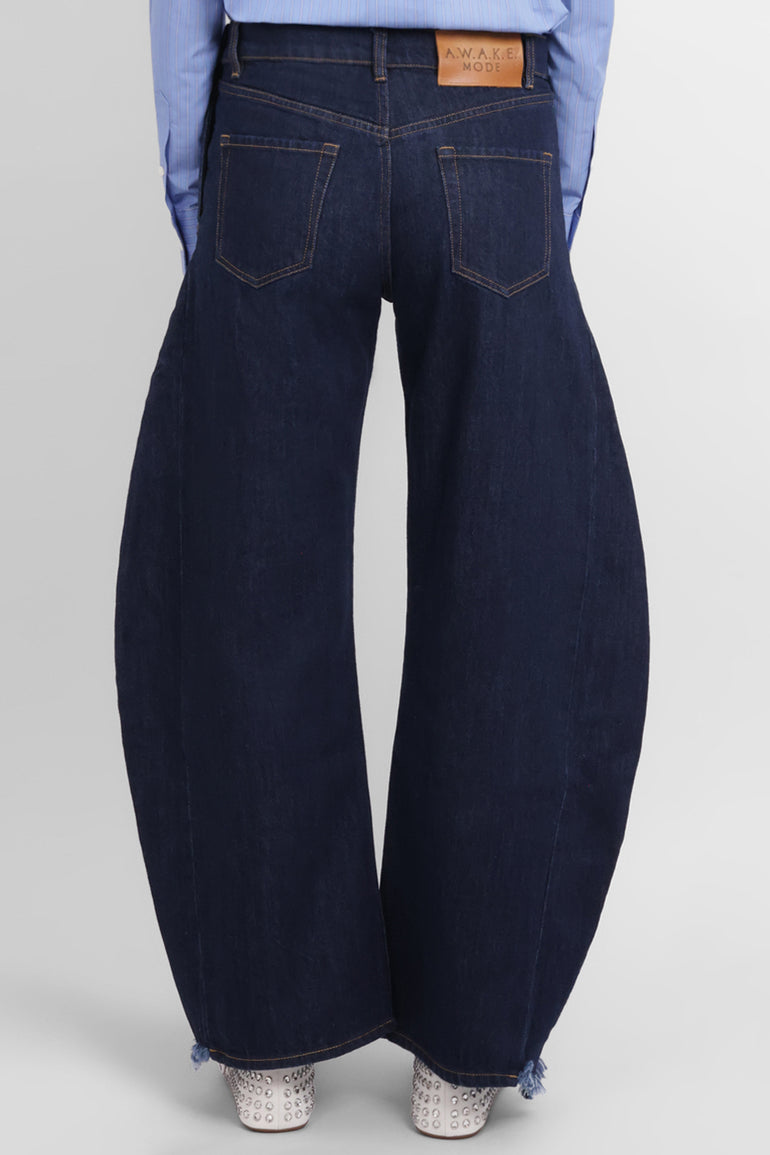 AWAKE MODE RYW Mirror Side Insert Jean | Indigo Rinse Wash