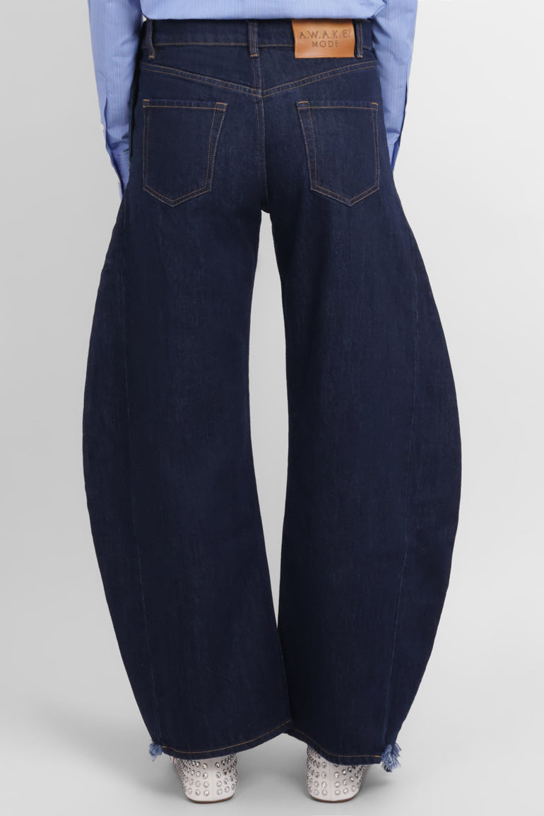 AWAKE MODE RYW Mirror Side Insert Jean | Indigo Rinse Wash