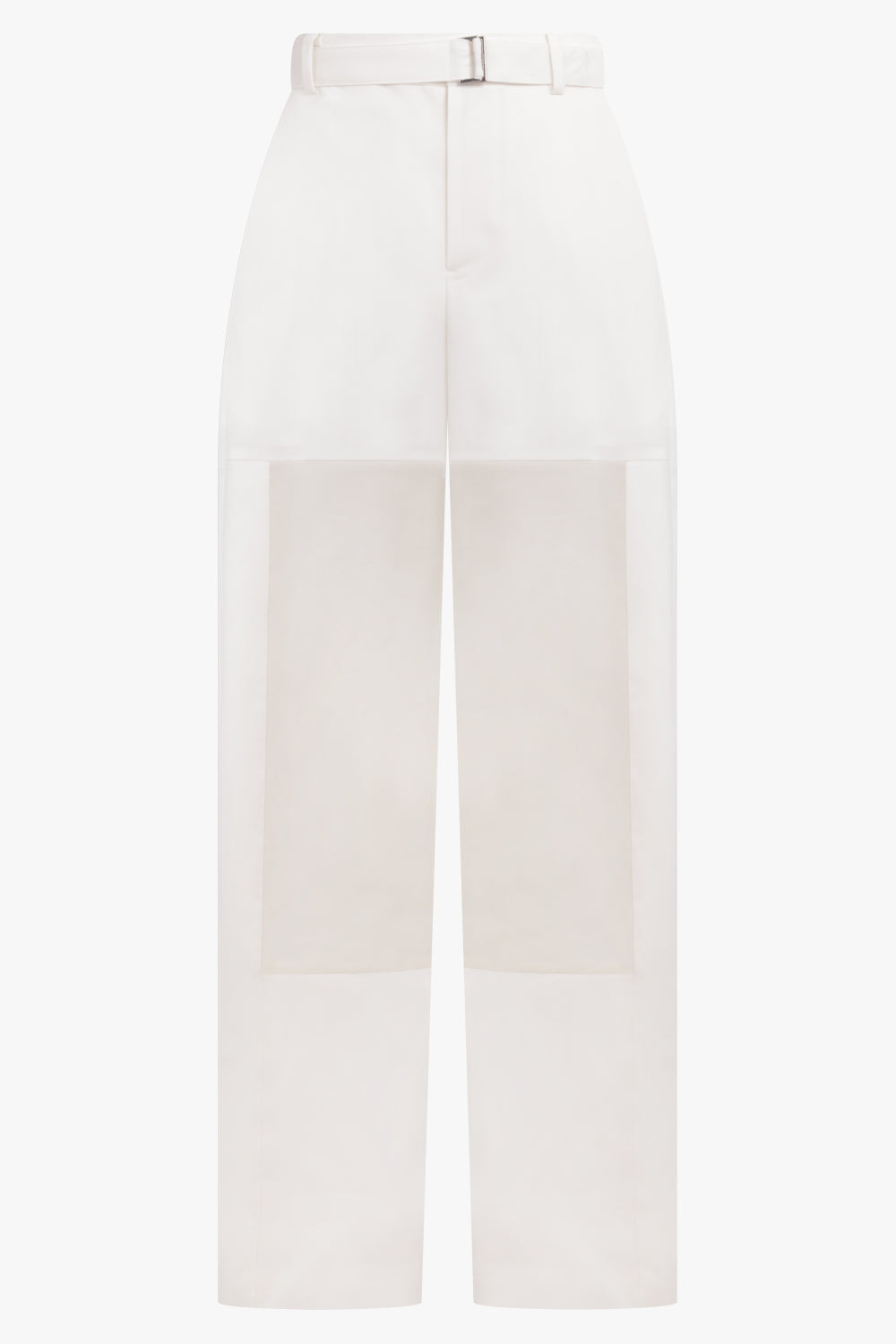 SACAI RTW Sheer Panel Tailored Suiting Pants | Off White