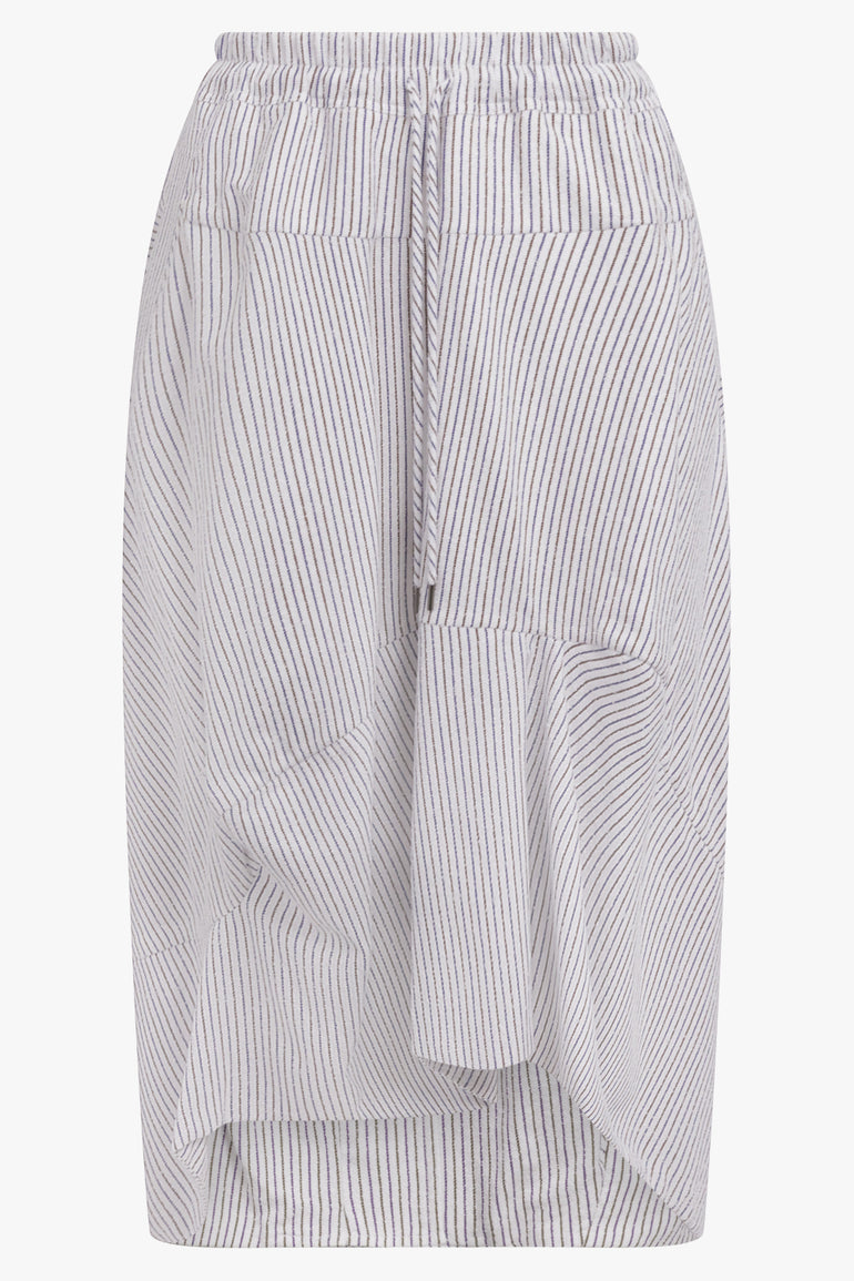 VIVIENNE WESTWOOD RTW Aerodrome Skirt | Blue/Brown Stripe