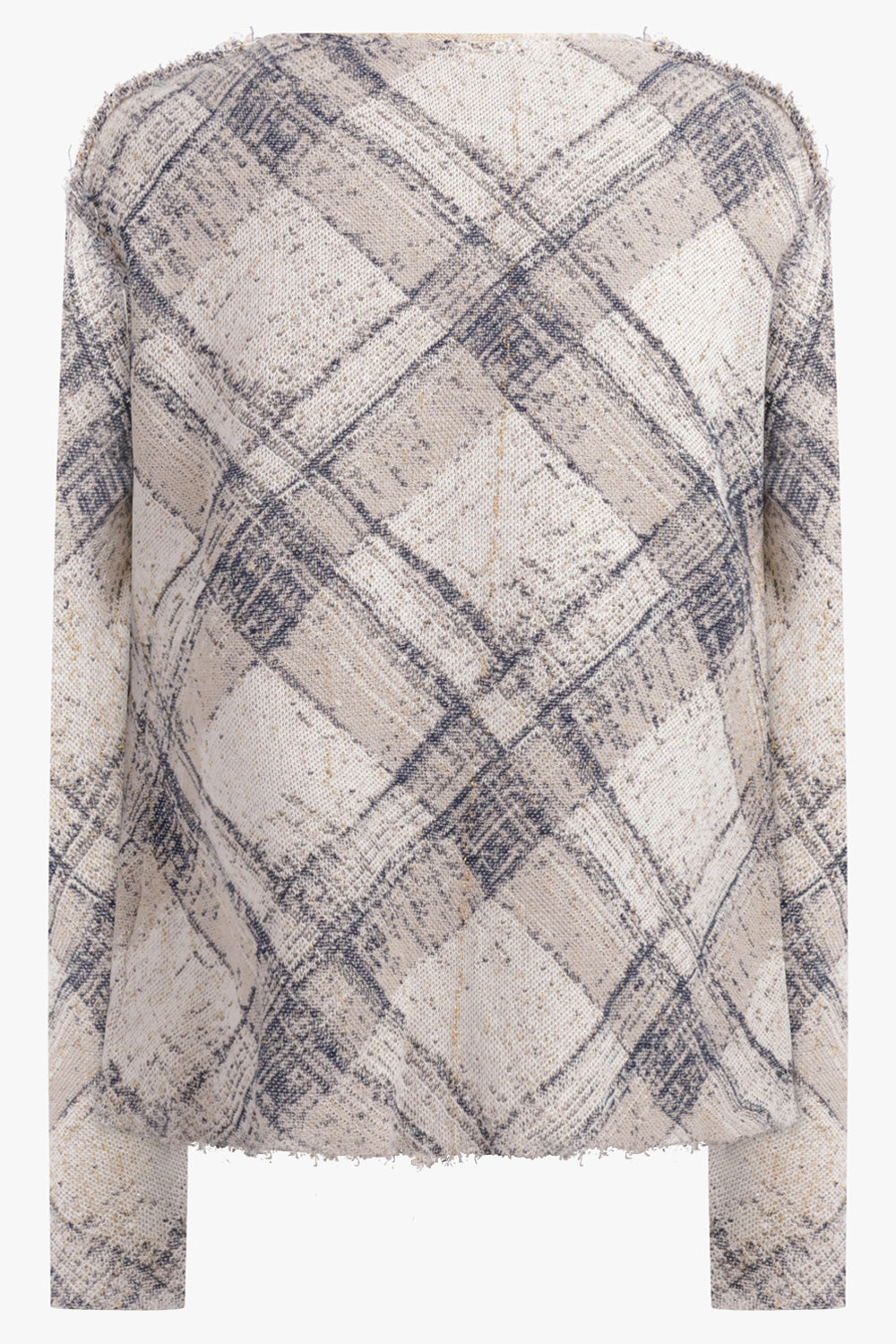 VIVIENNE WESTWOOD RTW Broken Tartan Cardigan | Gold/Multi