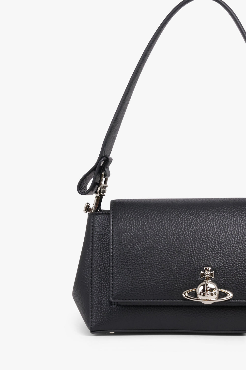 VIVIENNE WESTWOOD BAGS BLACK / Black Hazel Medium Handbag | Black