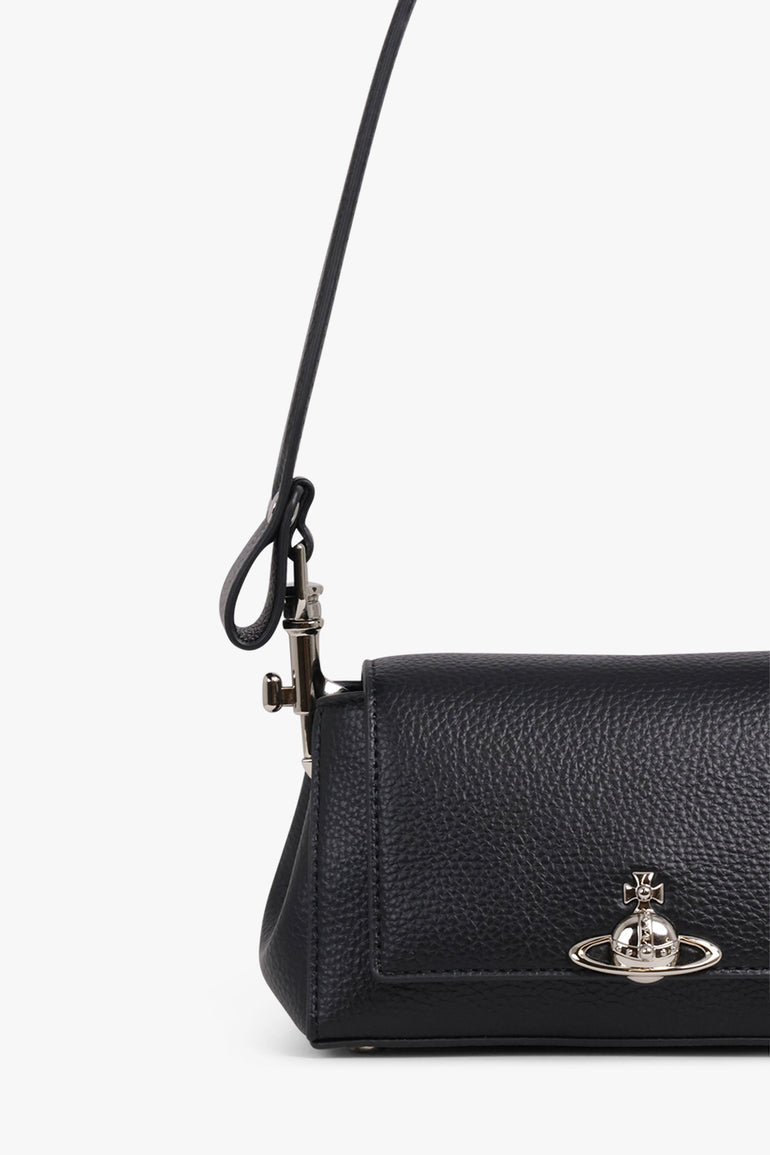 VIVIENNE WESTWOOD BAGS BLACK / Black Hazel Small Handbag | Black