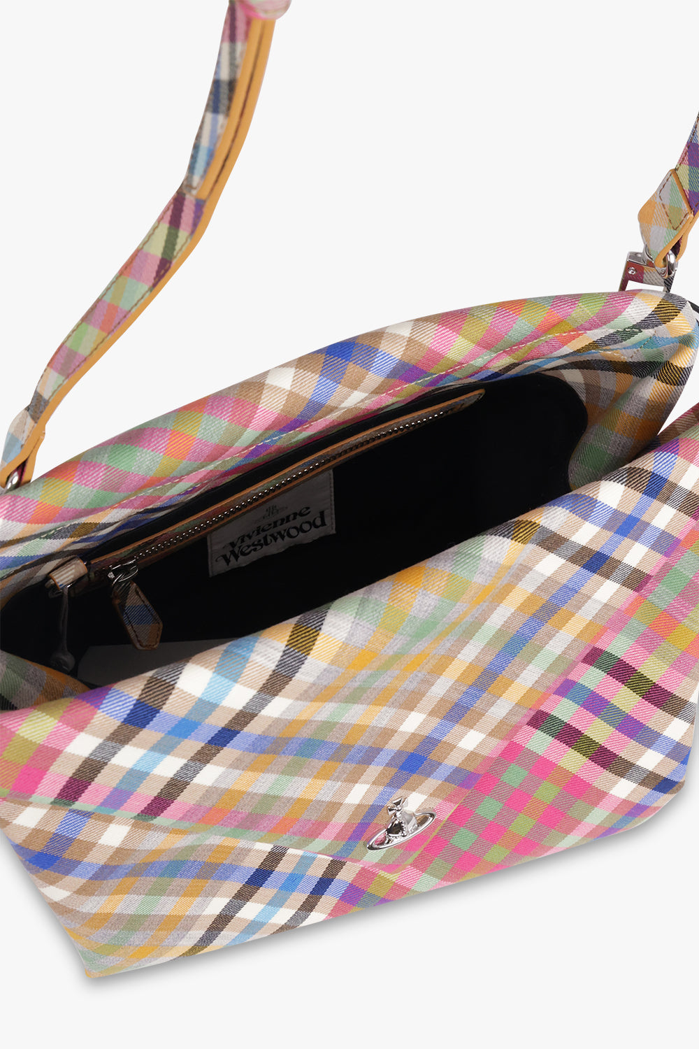 VIVIENNE WESTWOOD BAGS MULTI / Multi Heather Check Harlequin Evening Bag | Multi