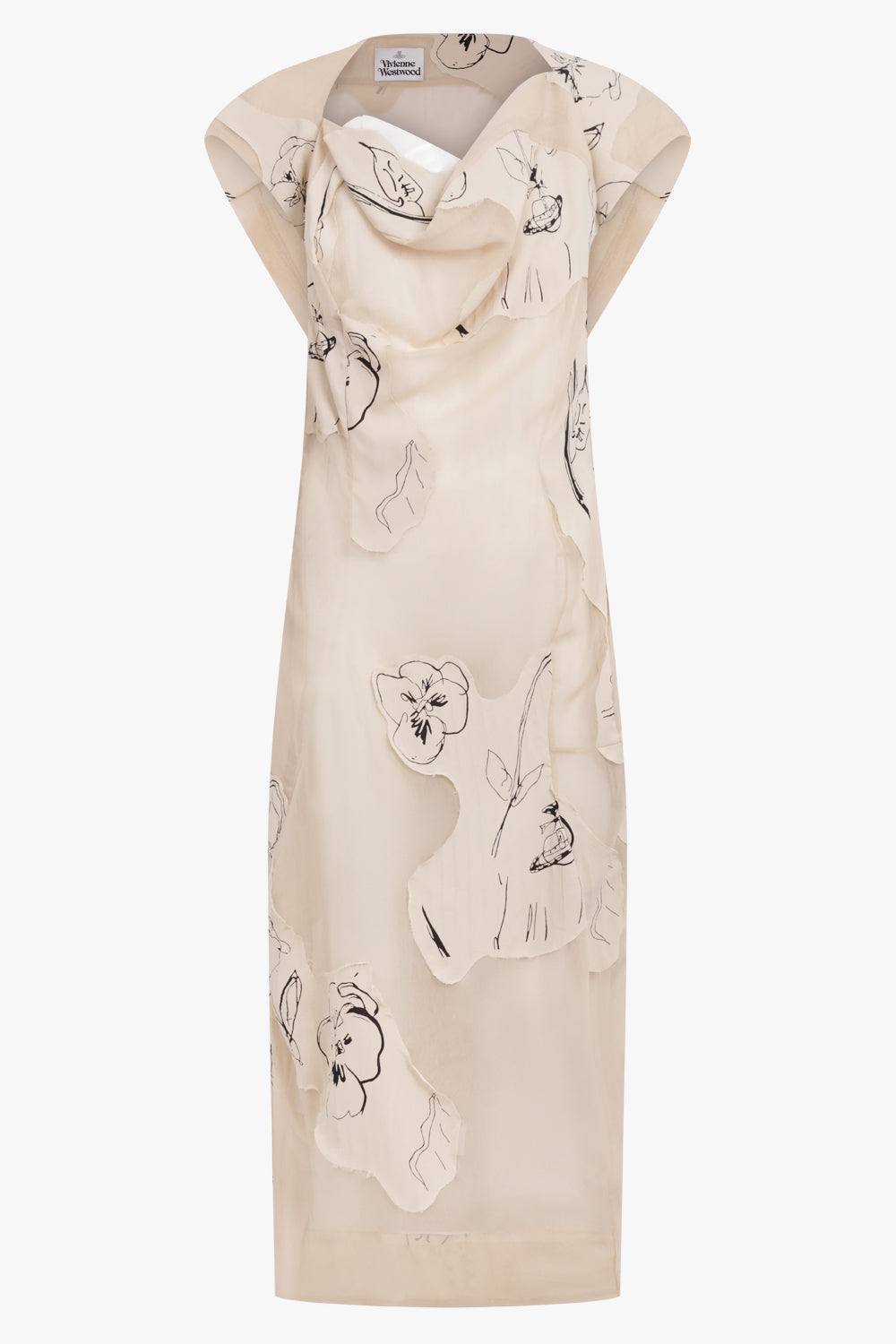 VIVIENNE WESTWOOD RTW Ionian Dress | Beige Flowers
