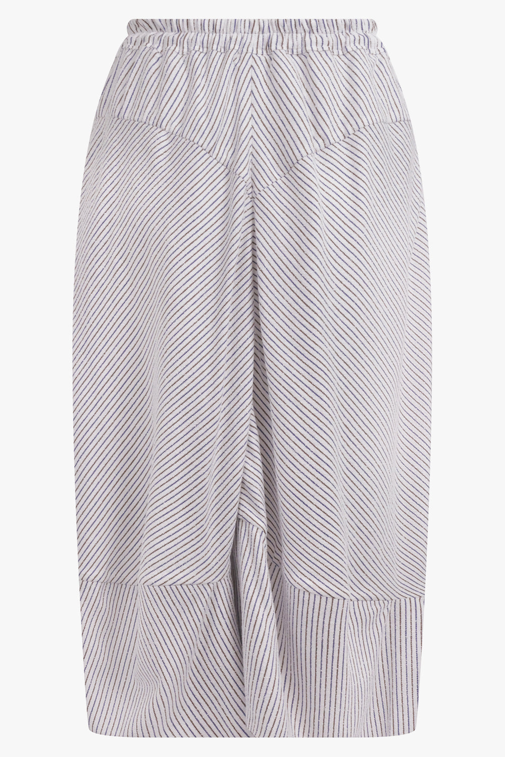 VIVIENNE WESTWOOD RTW Aerodrome Skirt | Blue/Brown Stripe