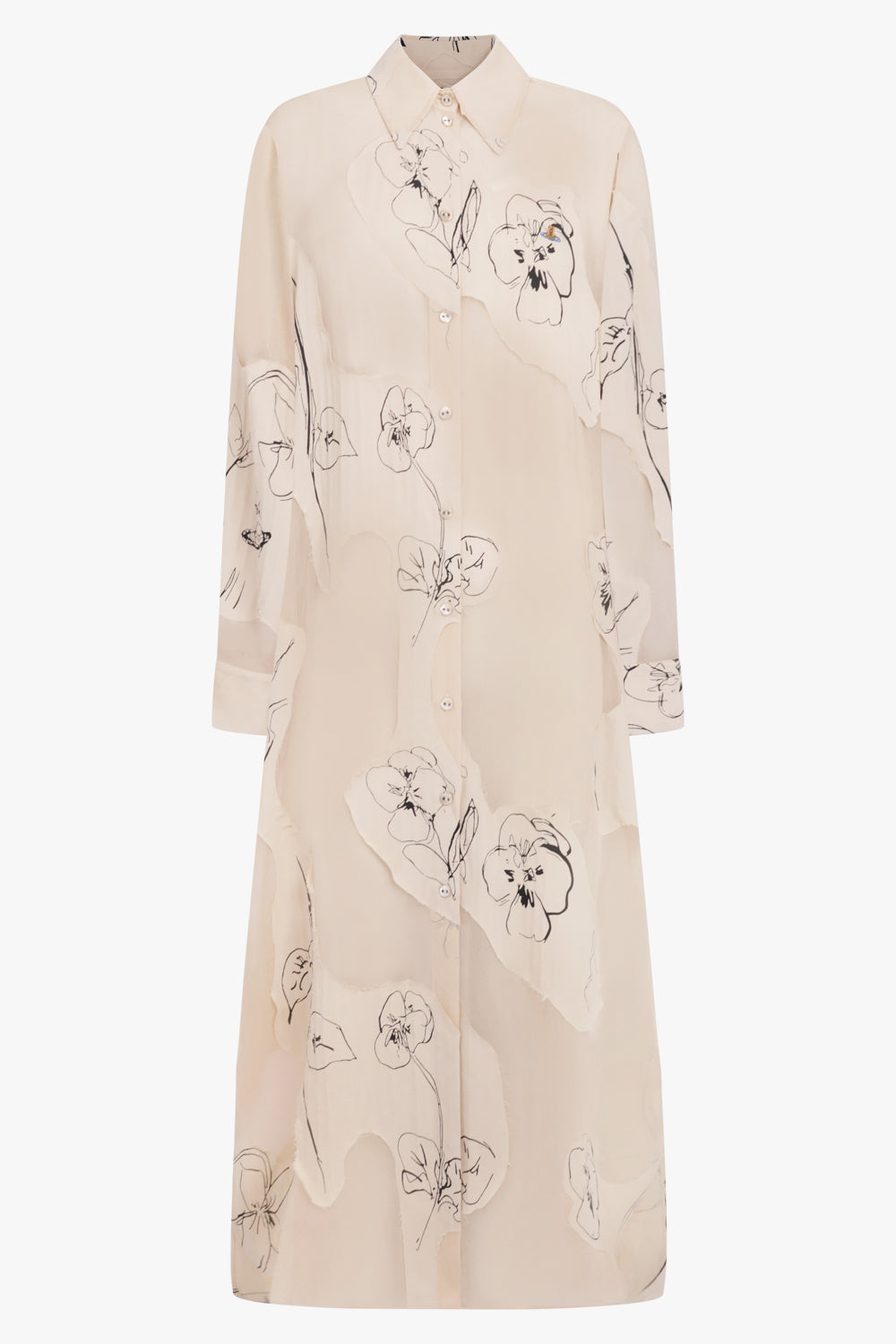VIVIENNE WESTWOOD RTW VW Shirt Dress | Beige Flowers