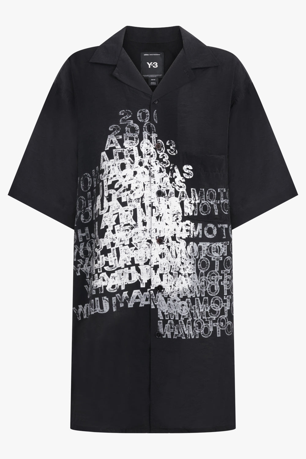 Y-3 RYW Graphic Long Shirt | Black