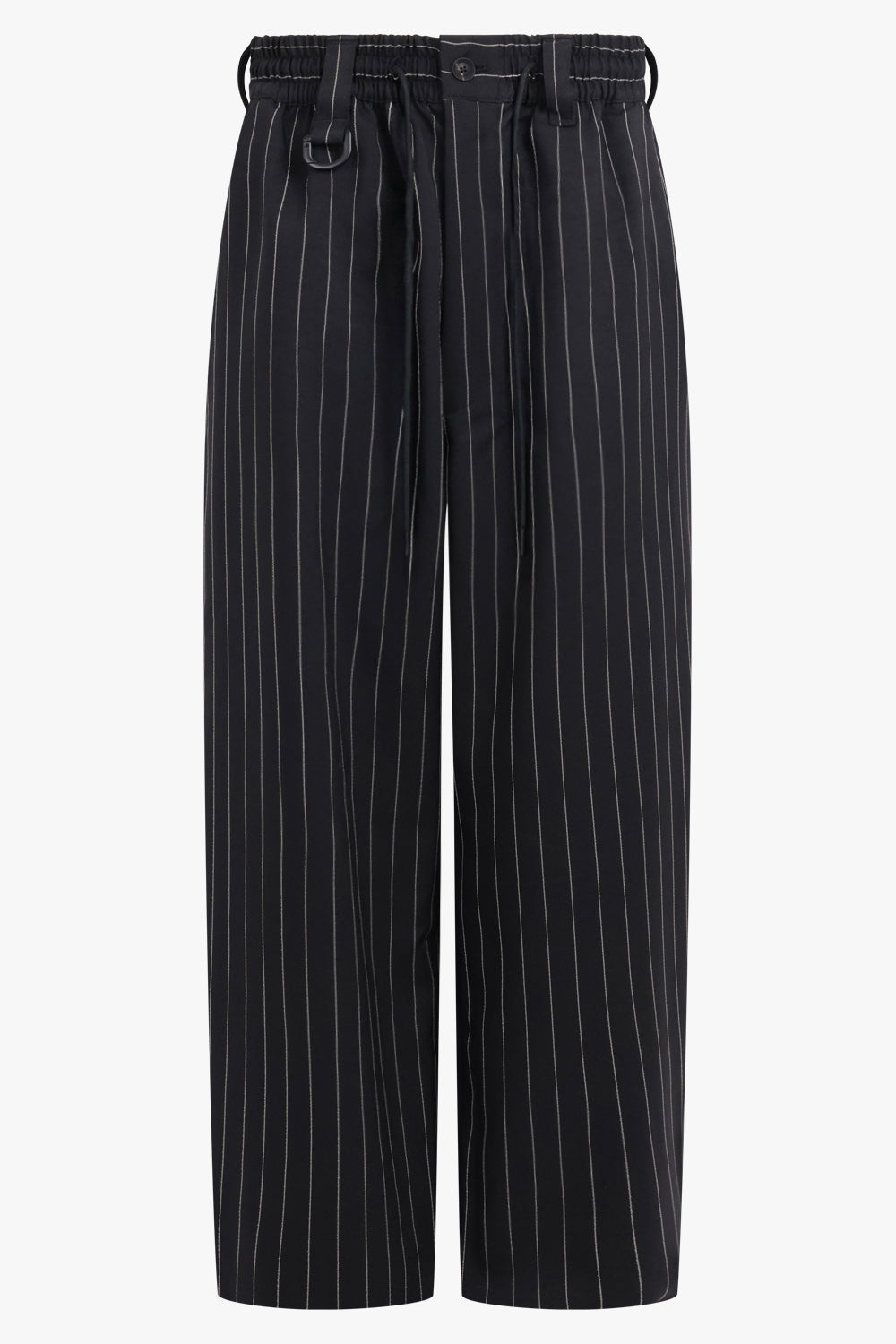 Y-3 RYW Pinstripe Sport Uniform Wide-Leg Trouser | Black