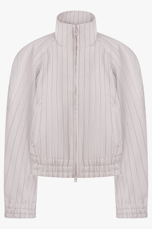Y-3 RYW Pinstripe Sport Uniform Blouson Jacket | Chapea