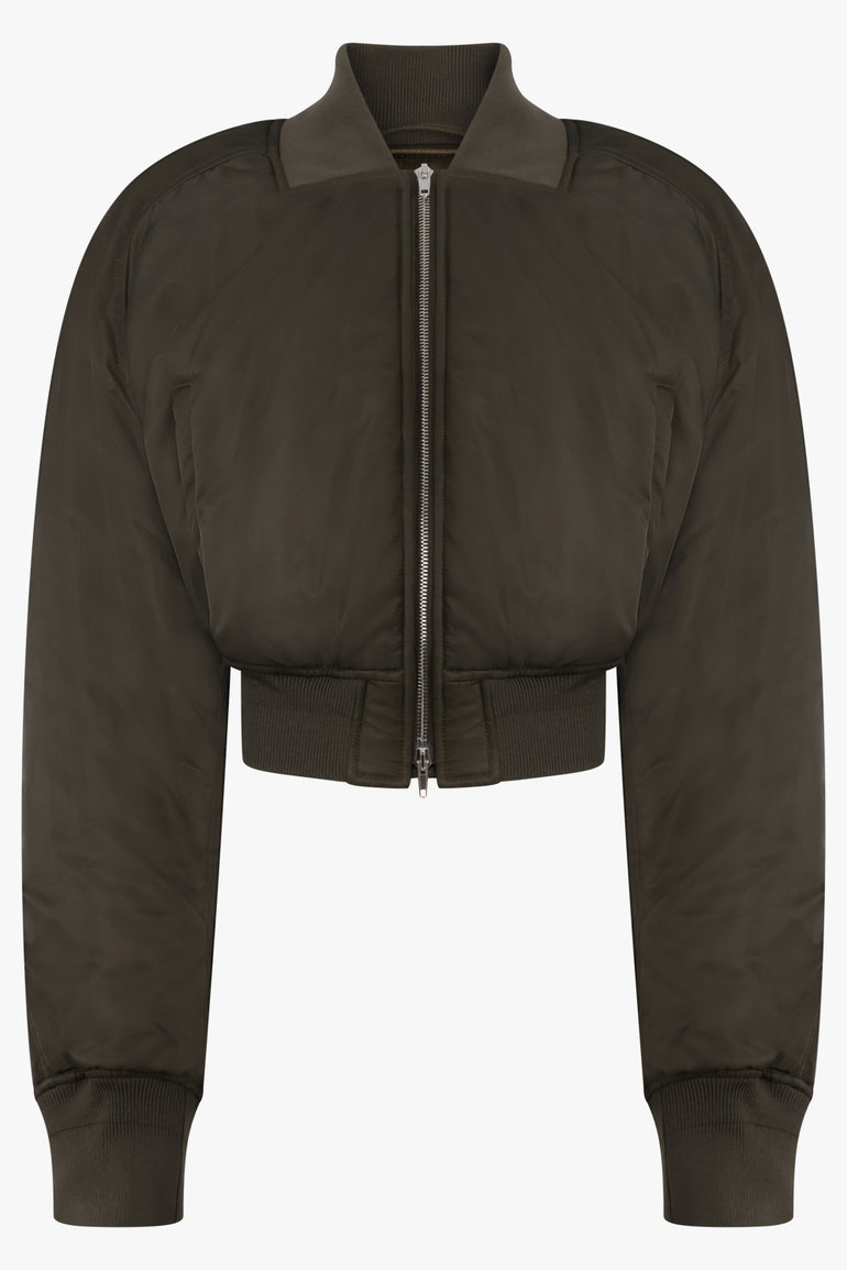 PHOEBE PHILO RTW Bomber Jacket | Olive Green