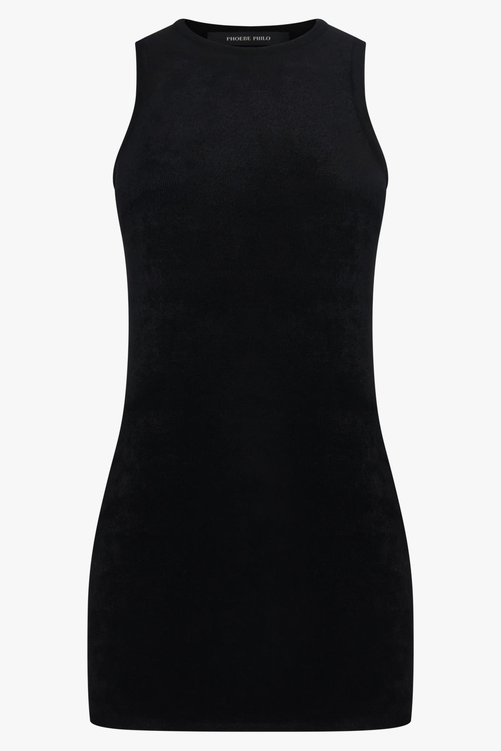 PHOEBE PHILO RTW BLACK / Black / XS Chenille Knit Vest | Black