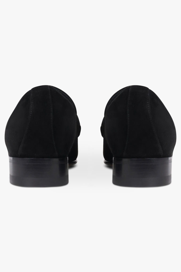 PHOEBE PHILO SHOES Mans 30mm Suede Loafer | Black