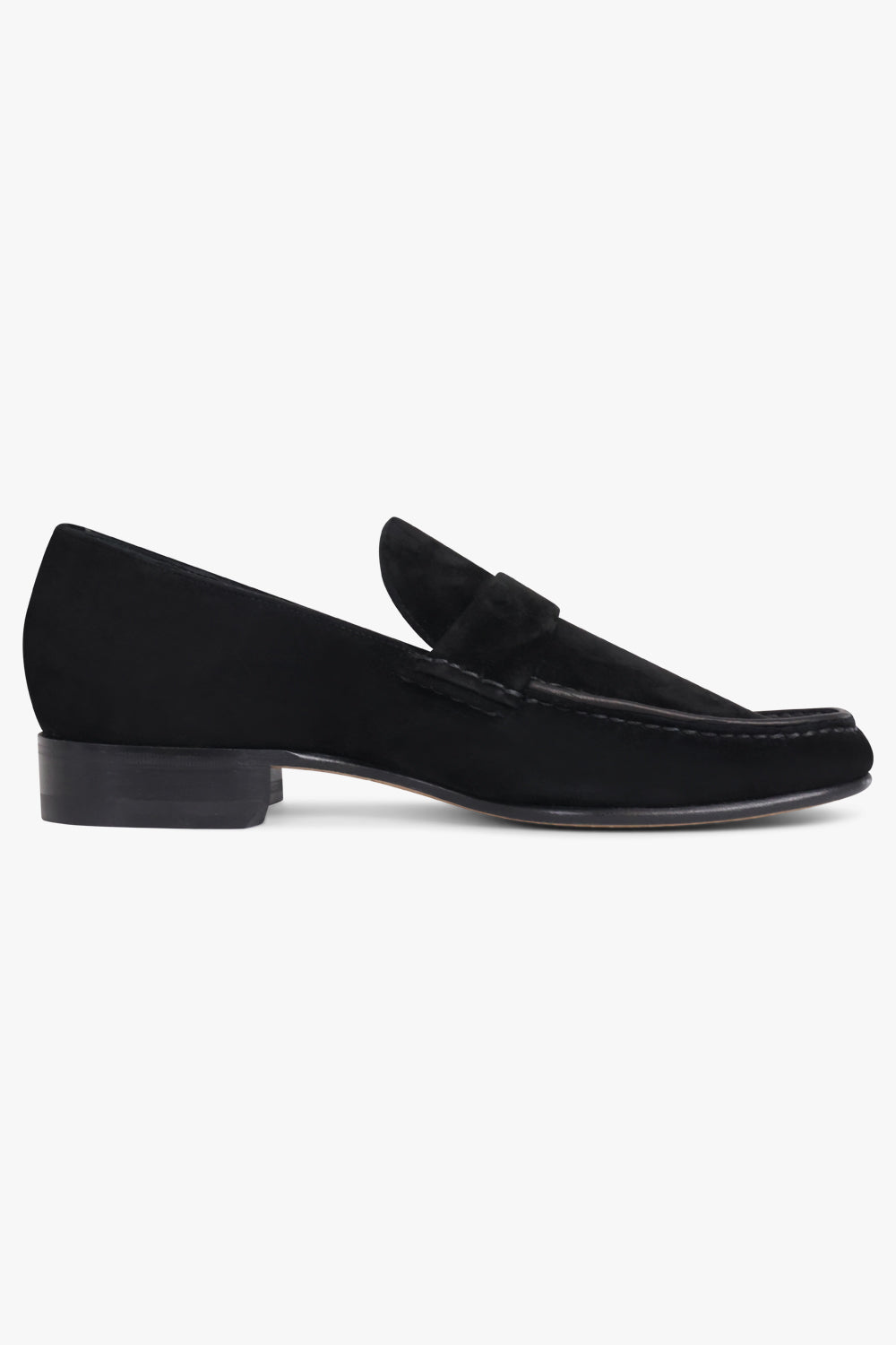 PHOEBE PHILO SHOES Mans 30mm Suede Loafer | Black
