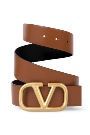 VALENTINO ACCESSORIES VLOGO SIGNATURE BELT | SELLERIA/BLACK