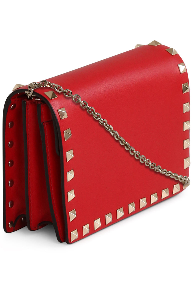 #347 Valentino Rockstud Envelope Chain Crossbody Bag RETAIL $1295