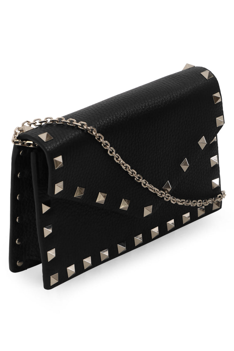 Valentino black envelope clutch Clearance