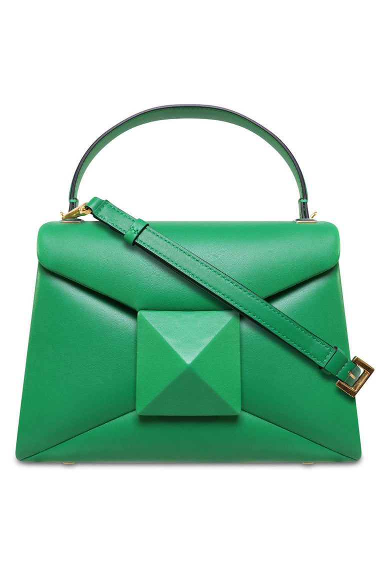 VALENTINO BAGS GREEN TOP HANDLE HOBO BAG | GEA GREEN