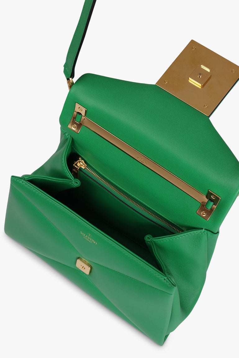 VALENTINO BAGS GREEN TOP HANDLE HOBO BAG | GEA GREEN