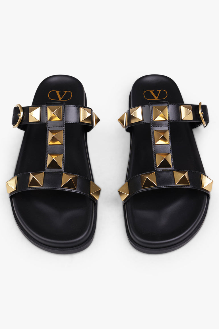 Flat Slide Sandals Valentino Stud Slides Valentino Garavani