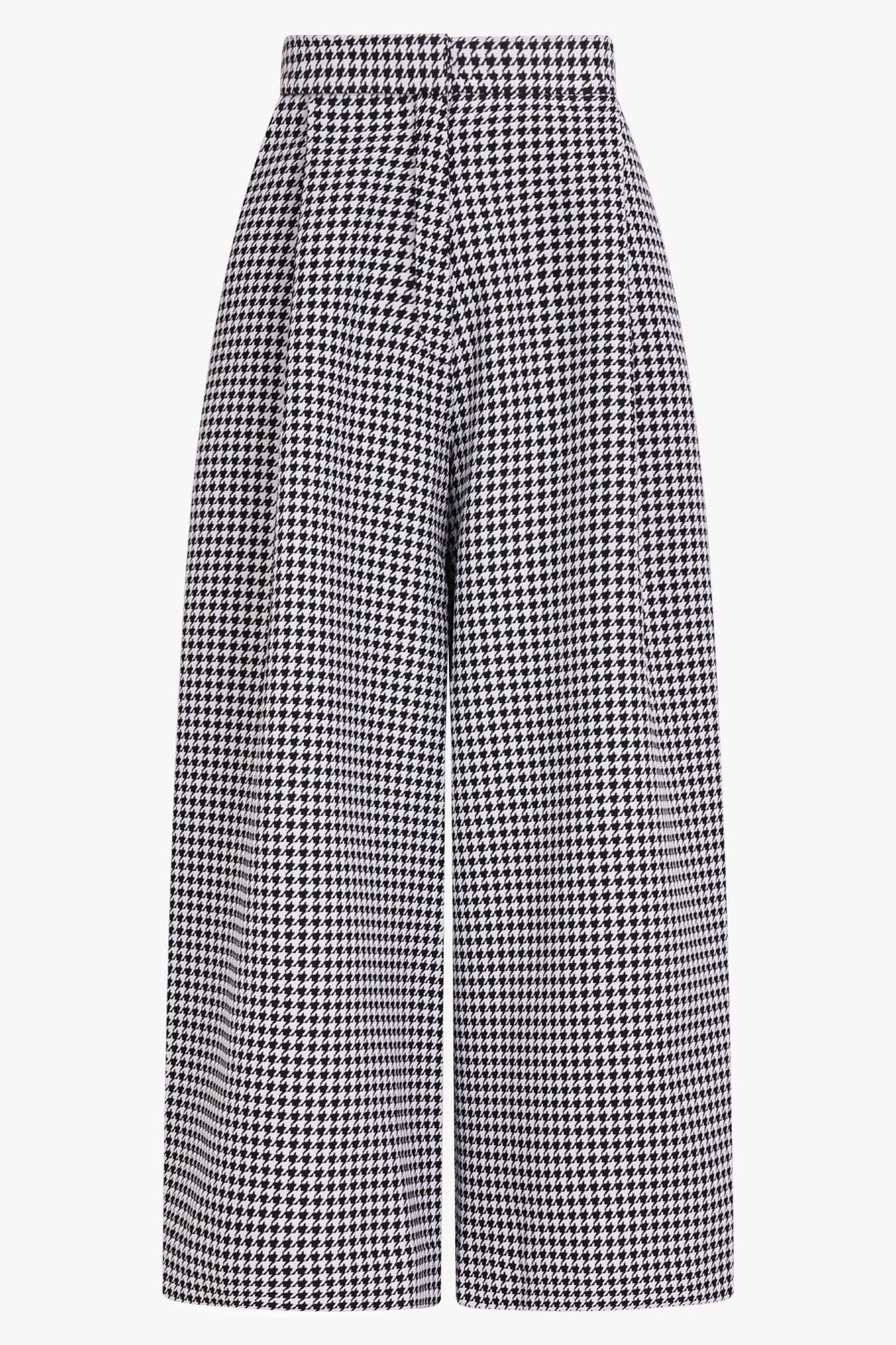 VIKTOR & ROLF RTW Room For A Queen Culotte Pant | Houndstooth Black