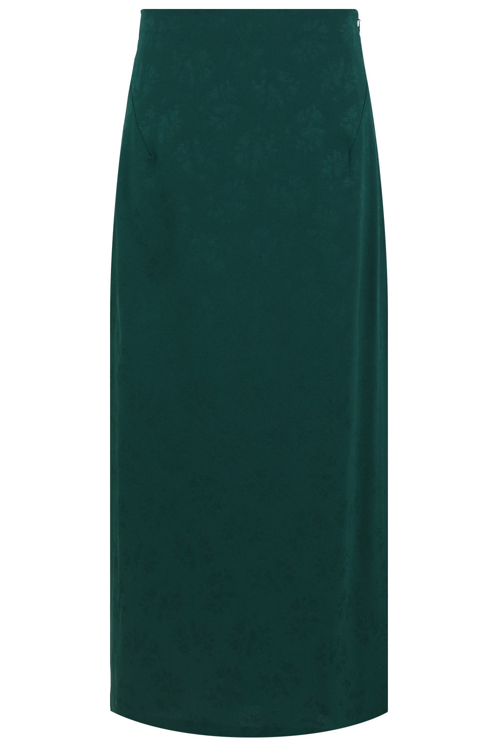 VILSHENKO RTW POPPY SIDE SPLIT SKIRT GREEN