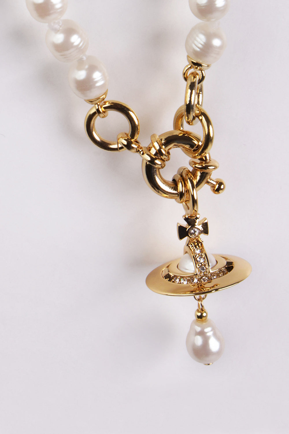 VIVIENNE WESTWOOD ACCESSORIES GOLD Aleksa Pearl Necklace | GOLD
