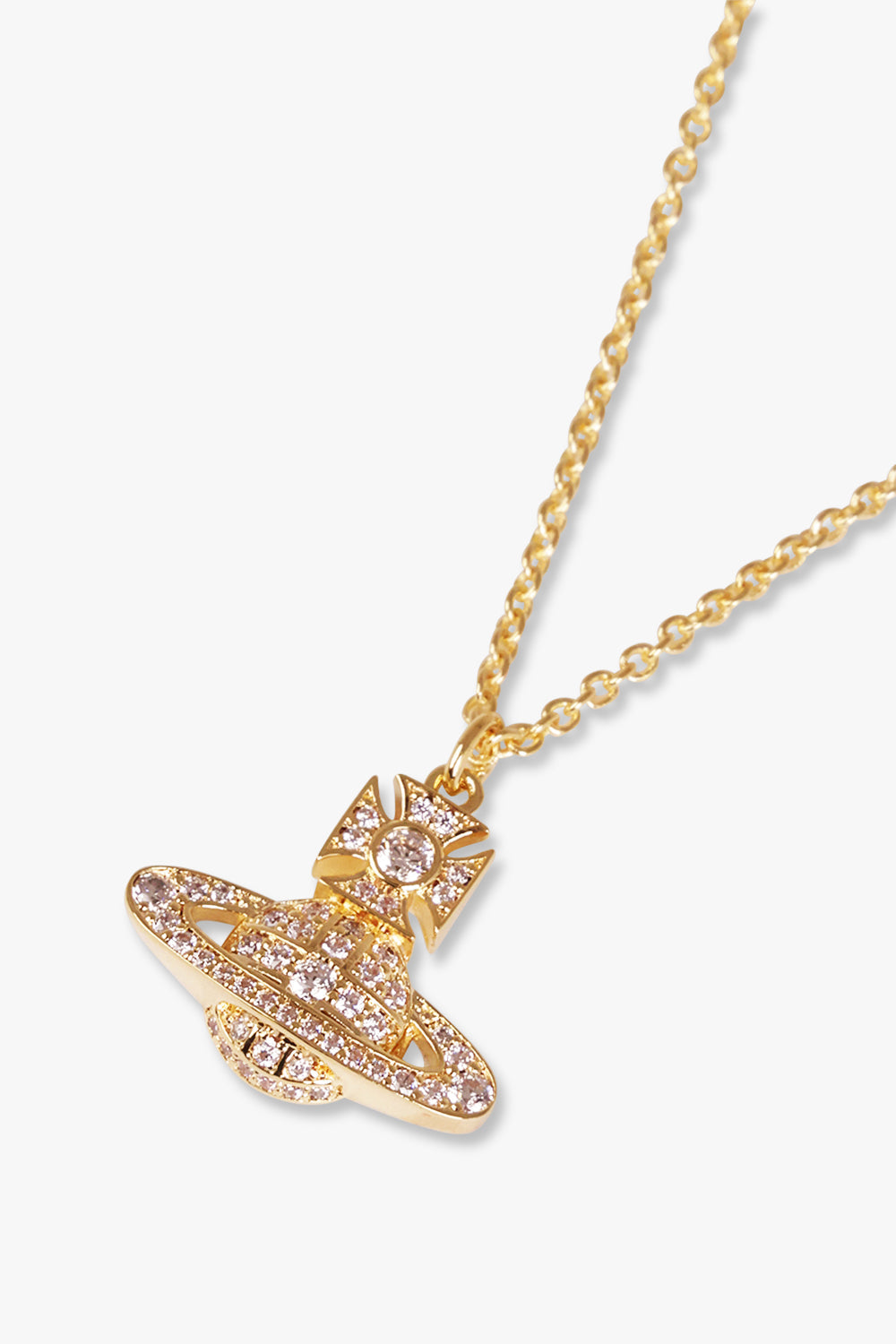 VIVIENNE WESTWOOD JEWELLERY GOLD / Gold Carmela Bas Relief Pendant | Gold