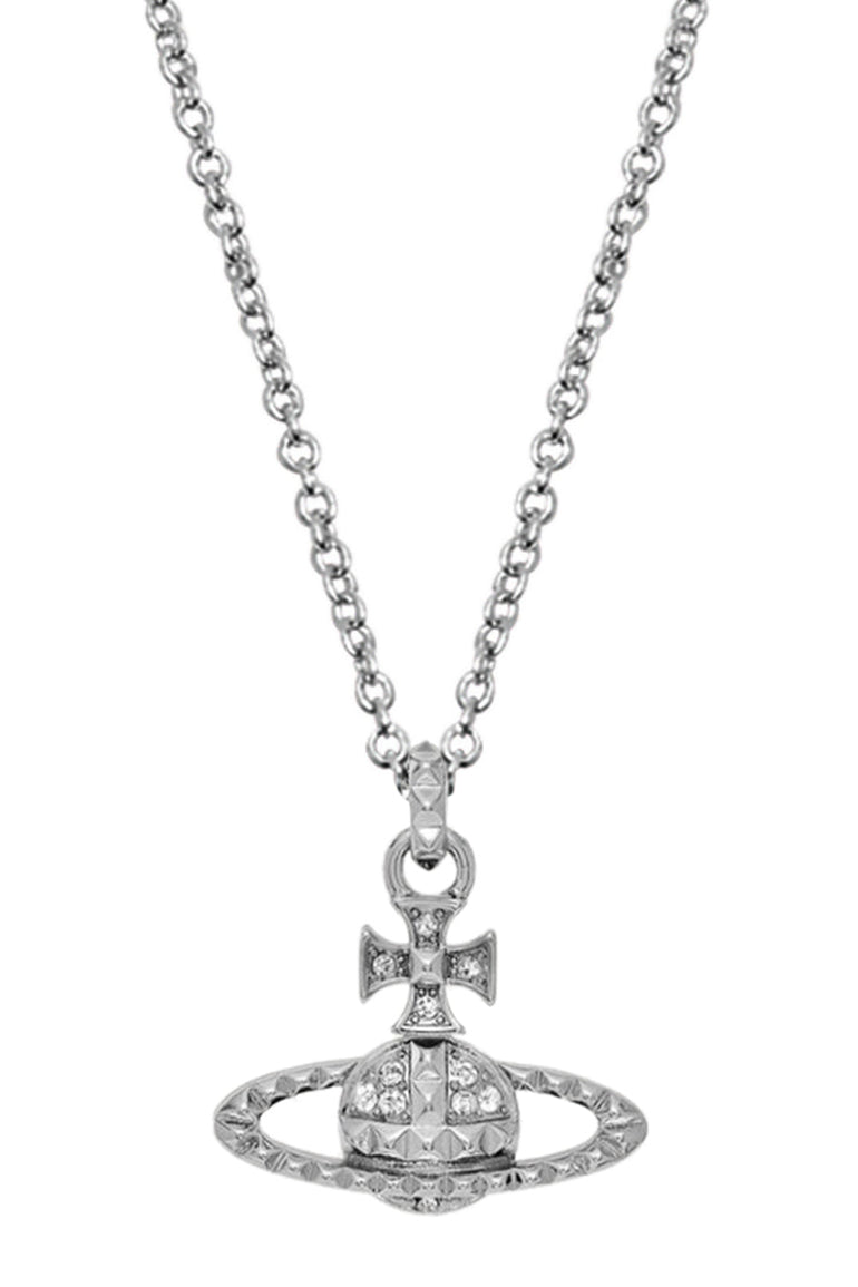 VIVIENNE WESTWOOD JEWELLERY SILVER / Silver Mayfair Bas Relief Pendant | Silver