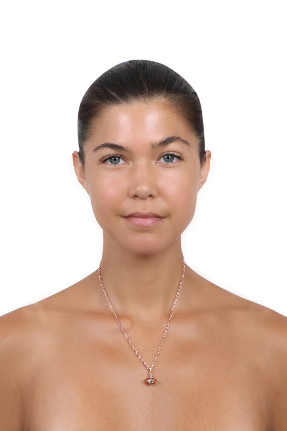 VIVIENNE WESTWOOD Accessories PINK MAYFAIR SMALL ORB PENDANT | PINK GOLD
