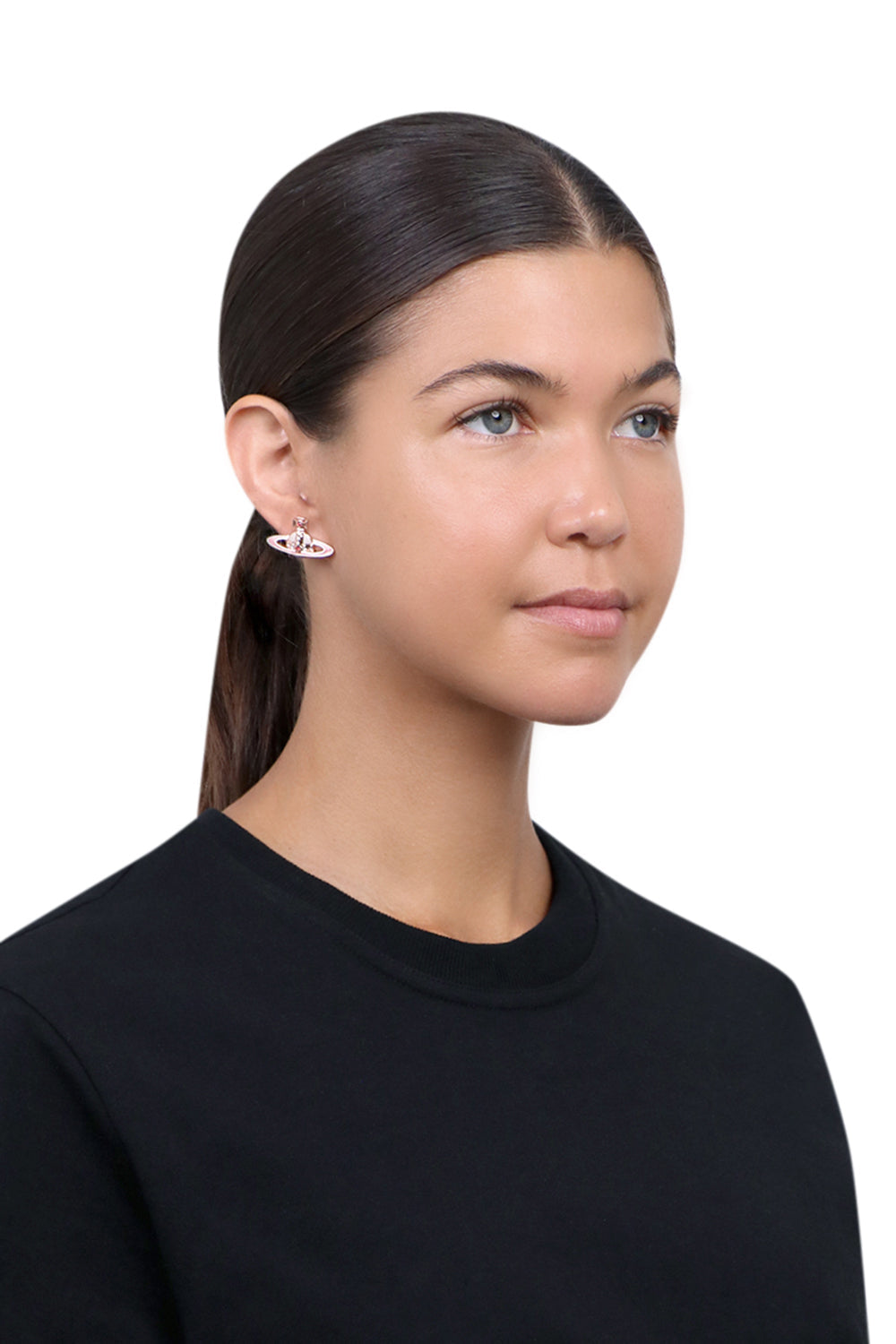 VIVIENNE WESTWOOD Accessories MULTI SMALL NEO BAS RELIEF EARRING | SILVER/LAVENDER