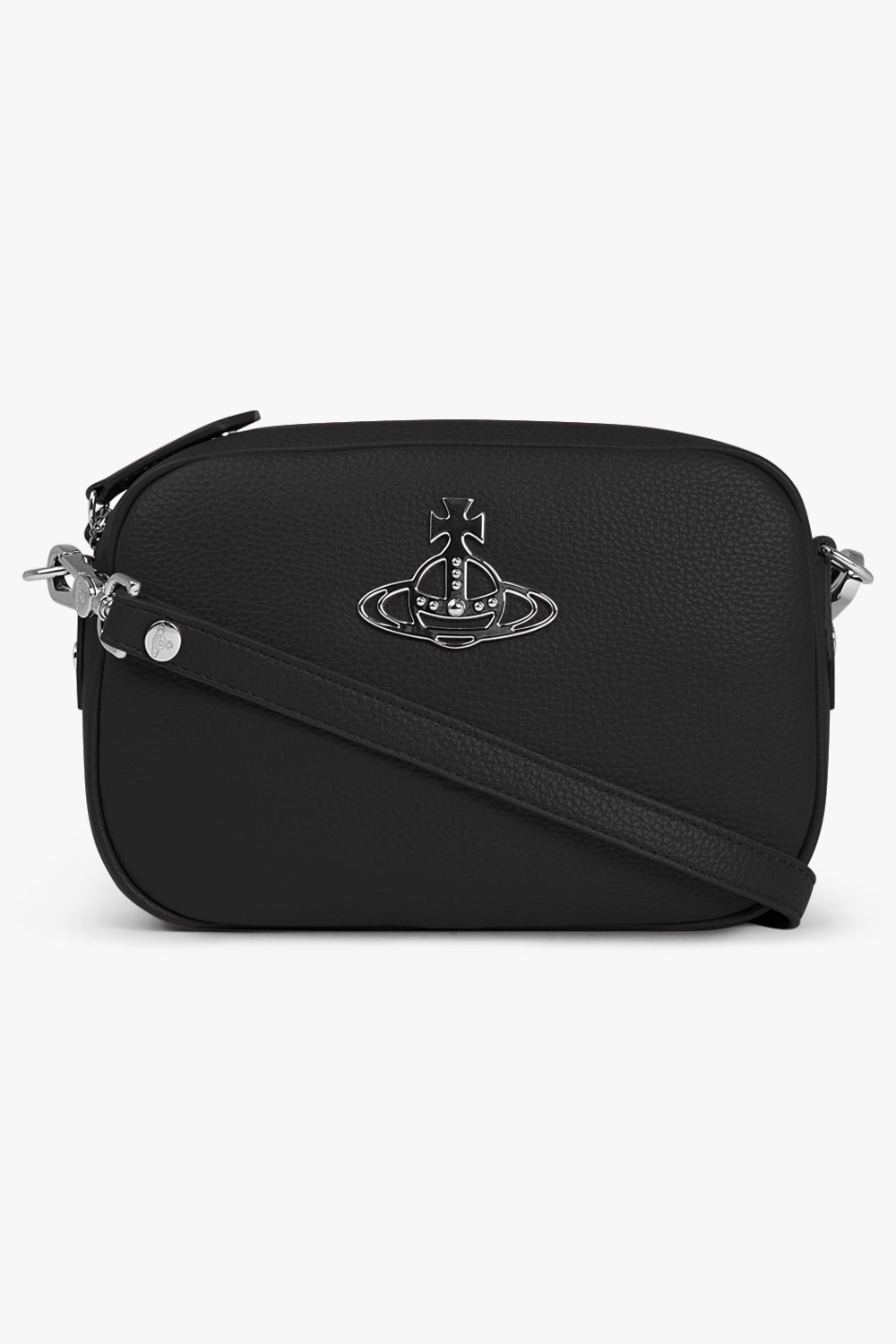 VIVIENNE WESTWOOD BAGS Black Anna Camera Bag | Black/Silver