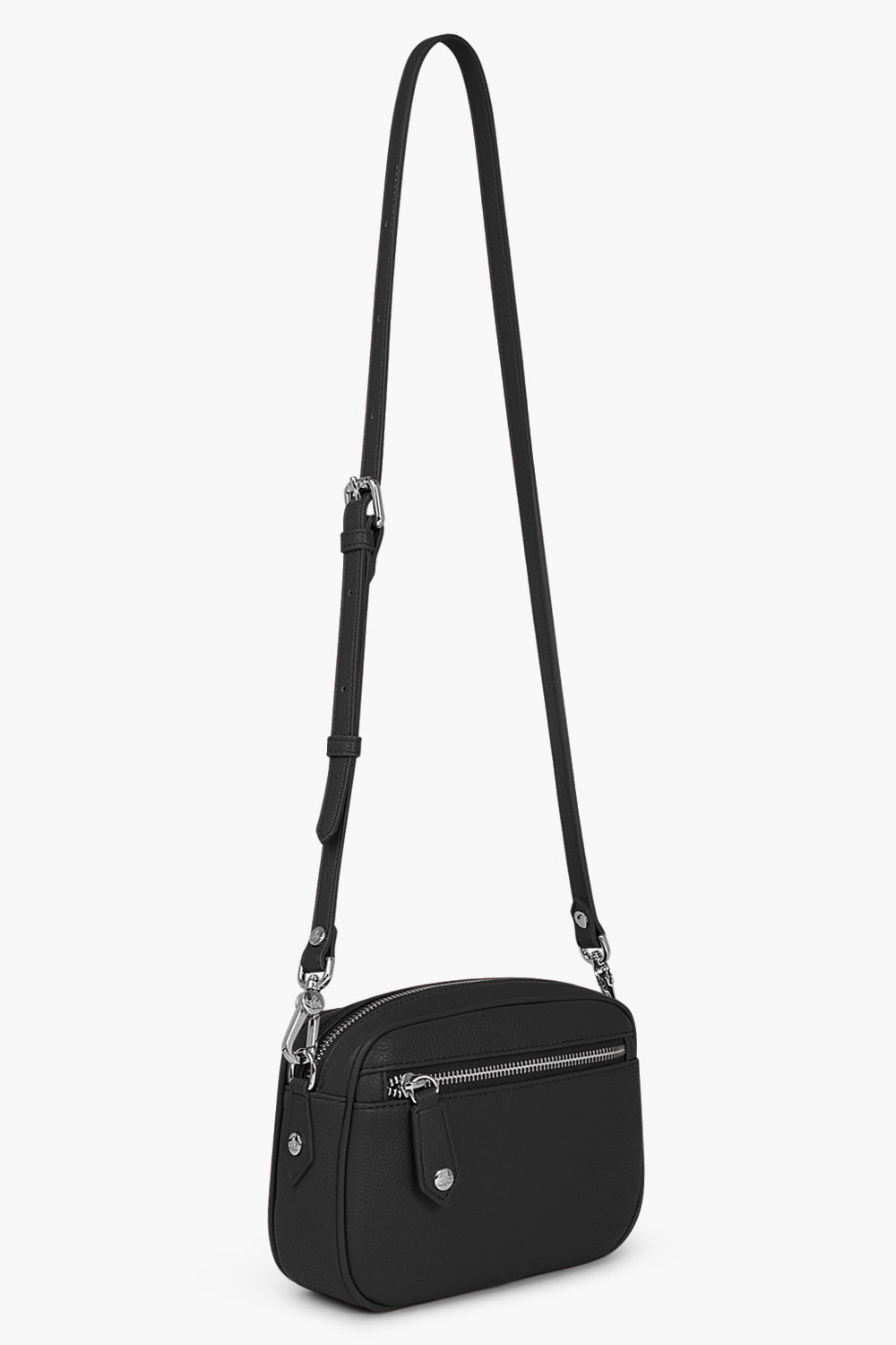 VIVIENNE WESTWOOD BAGS Black Anna Camera Bag | Black/Silver