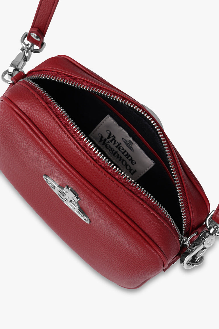 VIVIENNE WESTWOOD BAGS Red Anna Camera Bag | Red/Silver