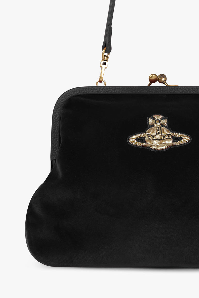 VIVIENNE WESTWOOD BAGS Black Vivienne Large Clutch | Black