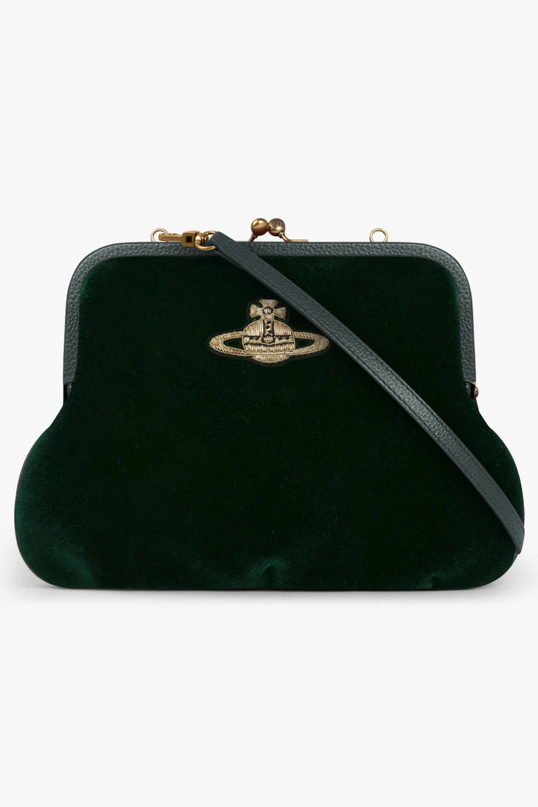 VIVIENNE WESTWOOD BAGS Green Vivienne Large Clutch | Green