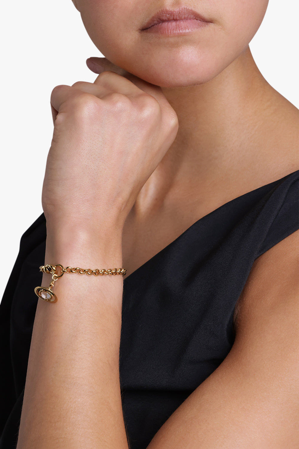 Vivienne Westwood Ladies Pearl Mini Bas Relief Bracelet - Jewellery from  Francis & Gaye Jewellers UK