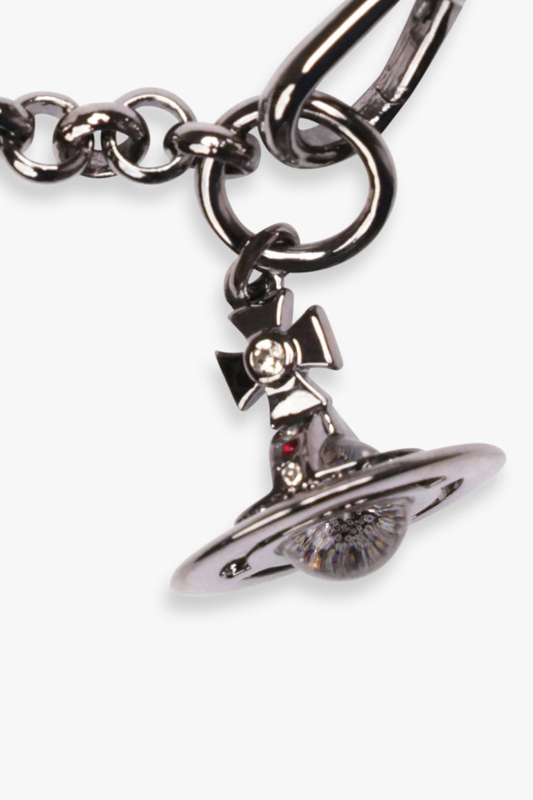 VIVIENNE WESTWOOD JEWELLERY RUTHENIUM / Ruthenium New Petite Orb Bracelet | Ruthenium