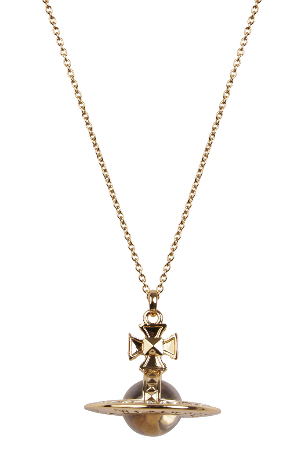 VIVIENNE WESTWOOD JEWELLERY Gold Pina Orb Pendant | Gold/Crystal