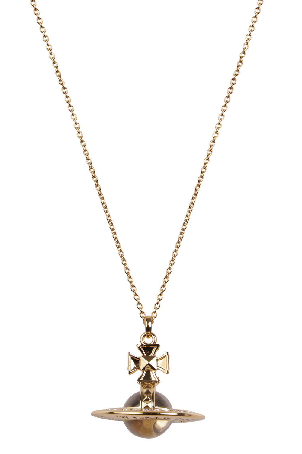 VIVIENNE WESTWOOD JEWELLRY GOLD / GOLD PINA SMALL ORB PENDANT | GOLD