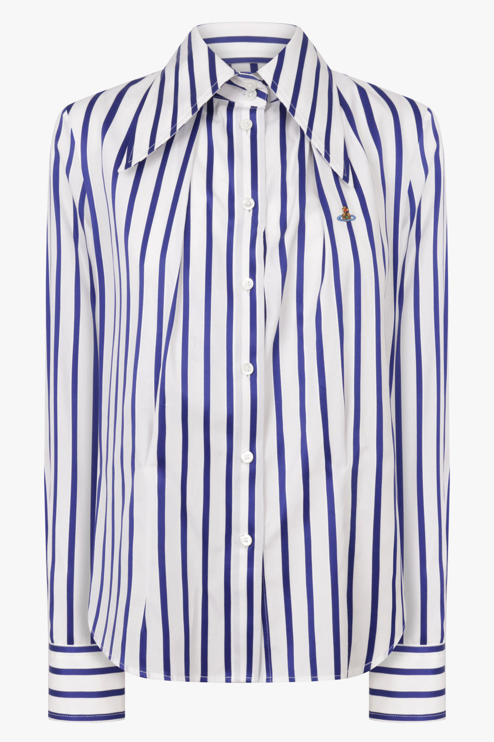 VIVIENNE WESTWOOD RTW Violin Stripe Shirt | White/Blue
