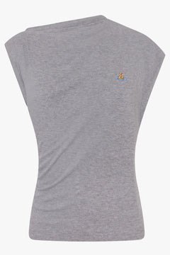 VIVIENNE WESTWOOD RTW Hebo Asymmetric Top | Dark Grey