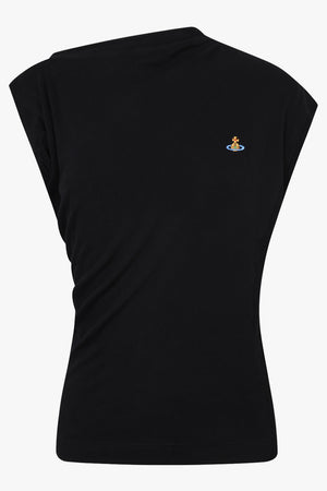 VIVIENNE WESTWOOD RTW Hebo Asymmetric Top | Black