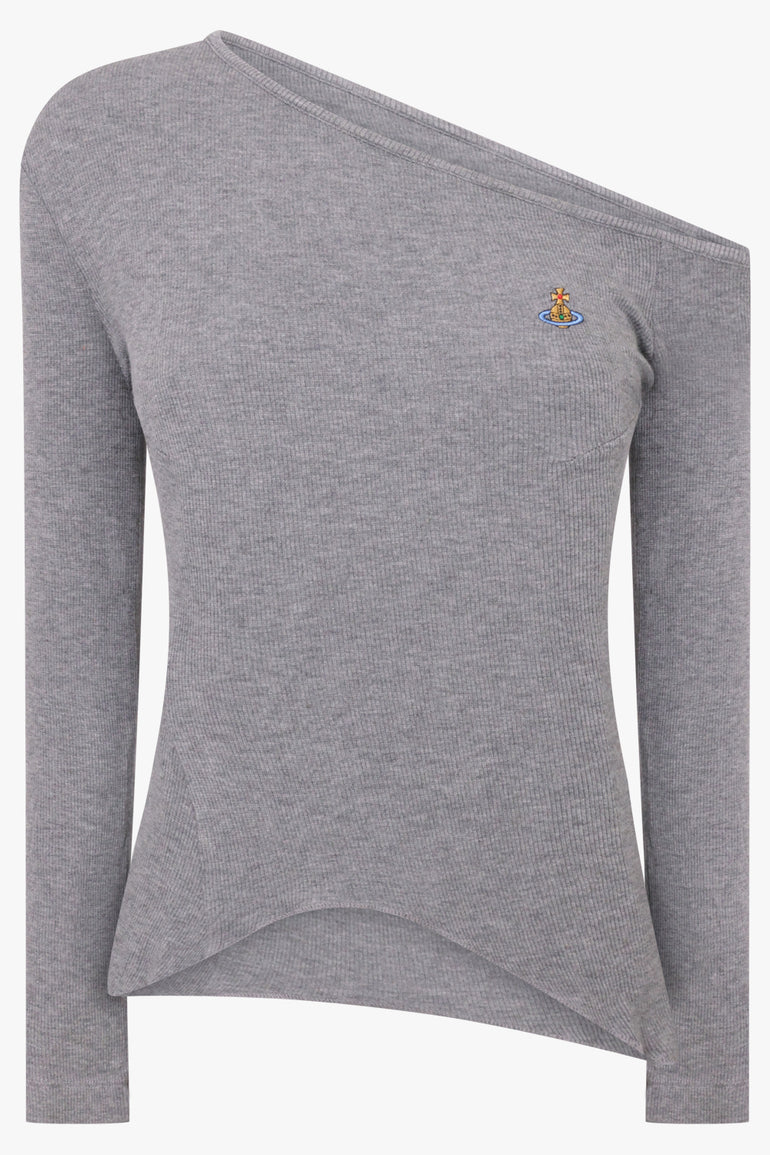 VIVIENNE WESTWOOD RTW Orgy Shoulder T-shirt | Dark Grey