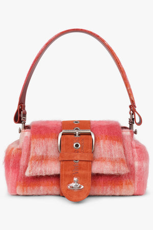 VIVIENNE WESTWOOD BAGS FRASER PINK / Fraser Pink / One Size Hazel Tartan Treasure Handbag | Fraser Pink