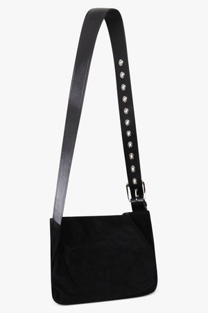 VIVIENNE WESTWOOD BAGS BLACK / Black / One Size Maxime Medium Suede Shoulder Bag | Black