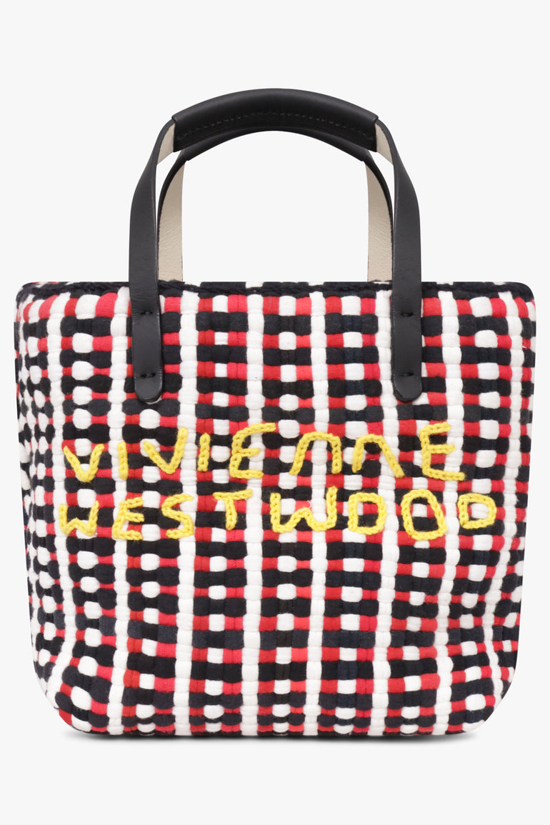 VIVIENNE WESTWOOD BAGS MULTI / Multi / One Size Studio Small Woven Shopper | Multi