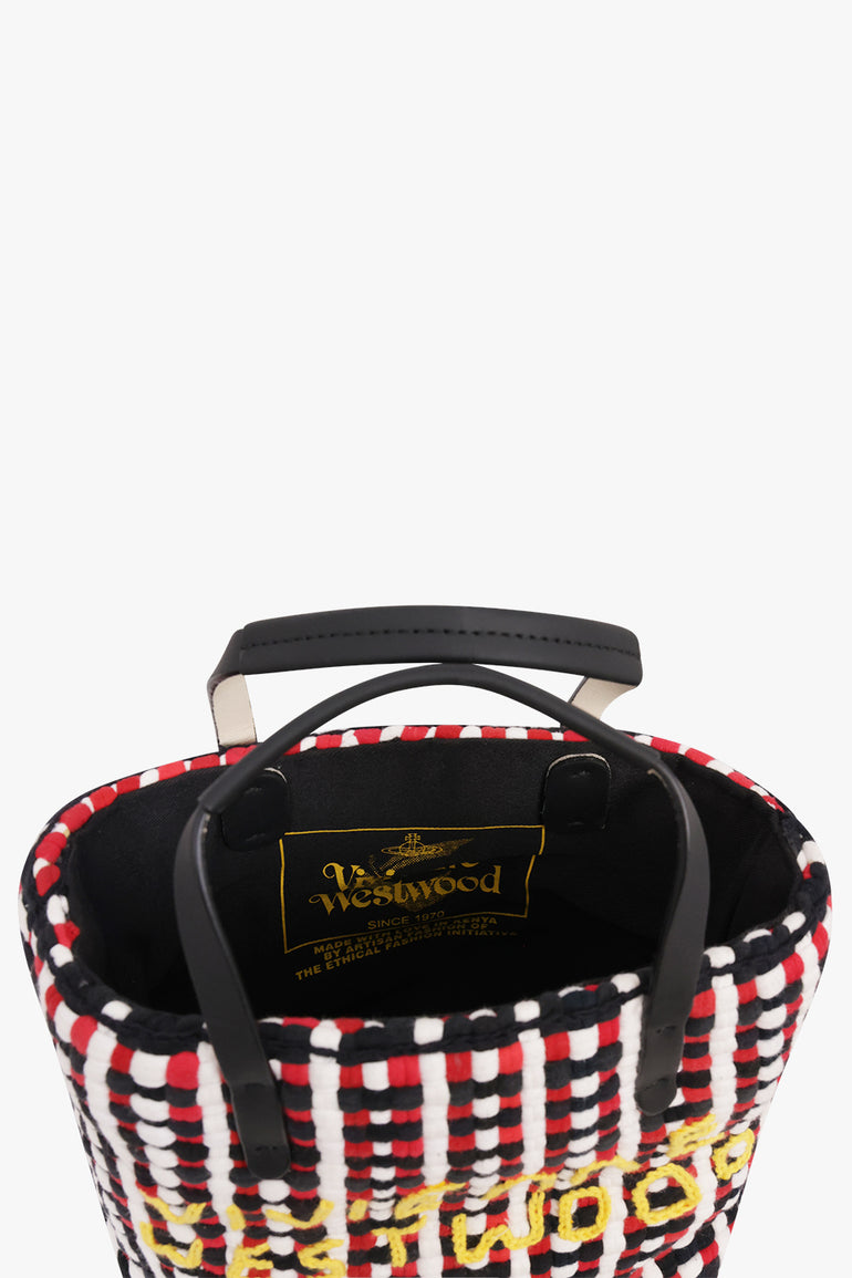 VIVIENNE WESTWOOD BAGS MULTI / Multi / One Size Studio Small Woven Shopper | Multi